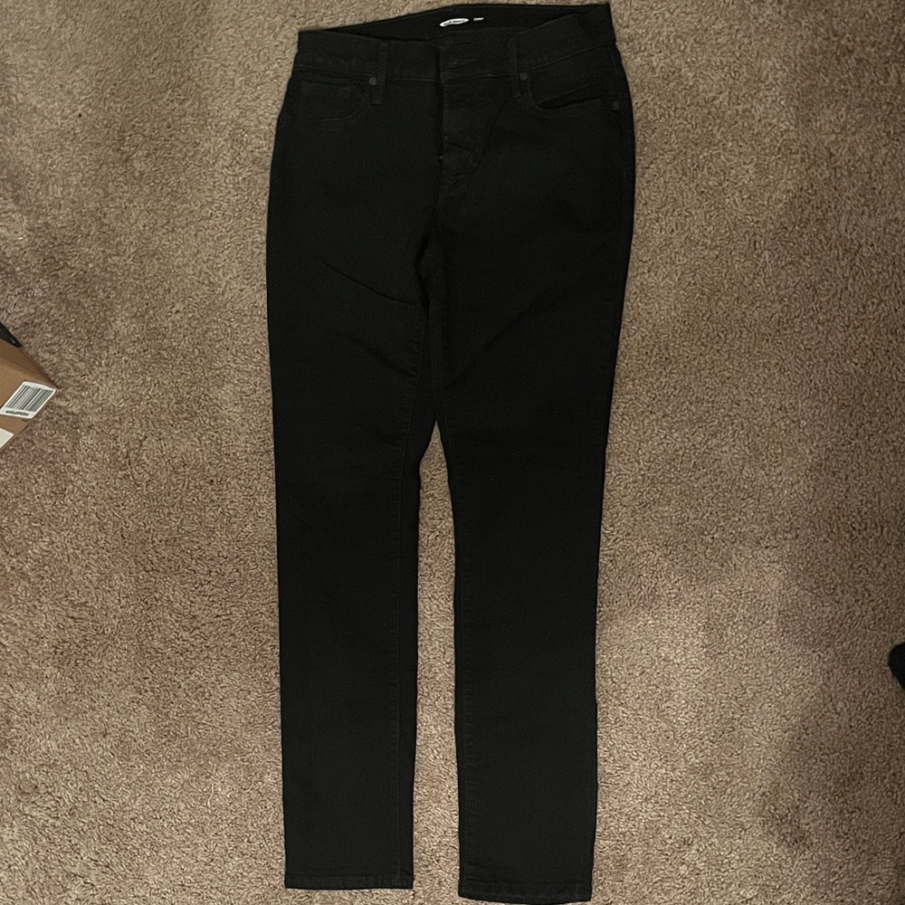 Old Navy Women's Classic Black Straight Jeans
